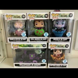 Disney Villains Train Funko Pop - COMPLETE SET
